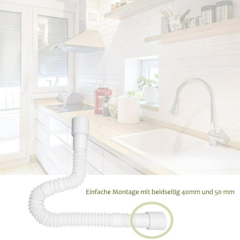 Flexible Drain Pipe for Kitche - Flexible Hose Braided ulasan dan harga