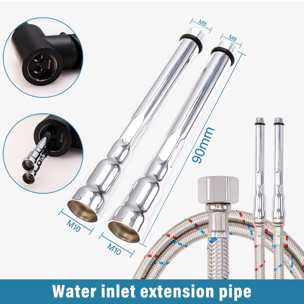 2PCS Flexible Plumbing Pipes G - Flexible Hose Braided ulasan dan harga