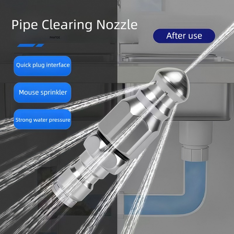 Water Jet High Pressure Spraye - Drain Pipe Clip ulasan dan harga