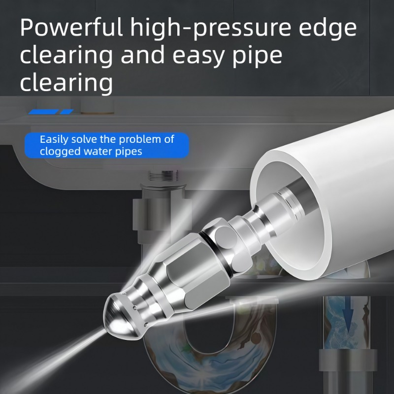 Water Jet High Pressure Spraye - Drain Pipe Clip ulasan dan harga