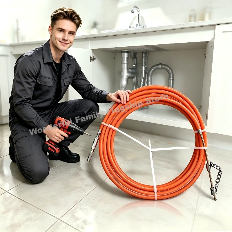 Flexible Drain Auger Plumbing  - Drain Snake Flexible ulasan dan harga
