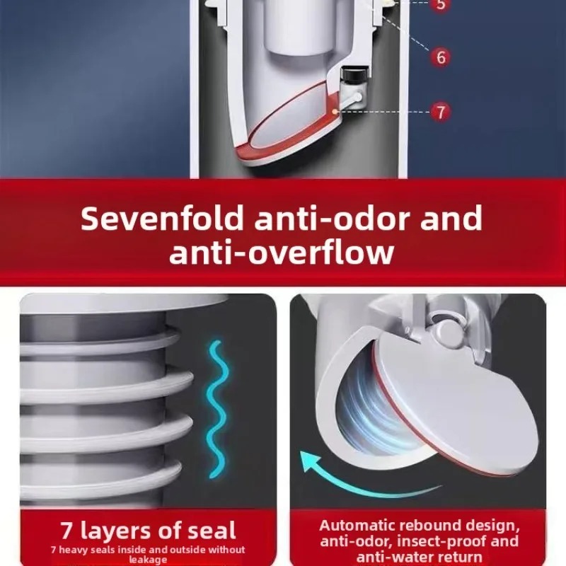 Connector Stopper Silicone Bat - Drain Pipe Clip ulasan dan harga