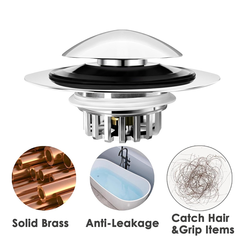 ABSE-Bathtub Drain Stopper, -U - Drain Pipe Clip ulasan dan harga