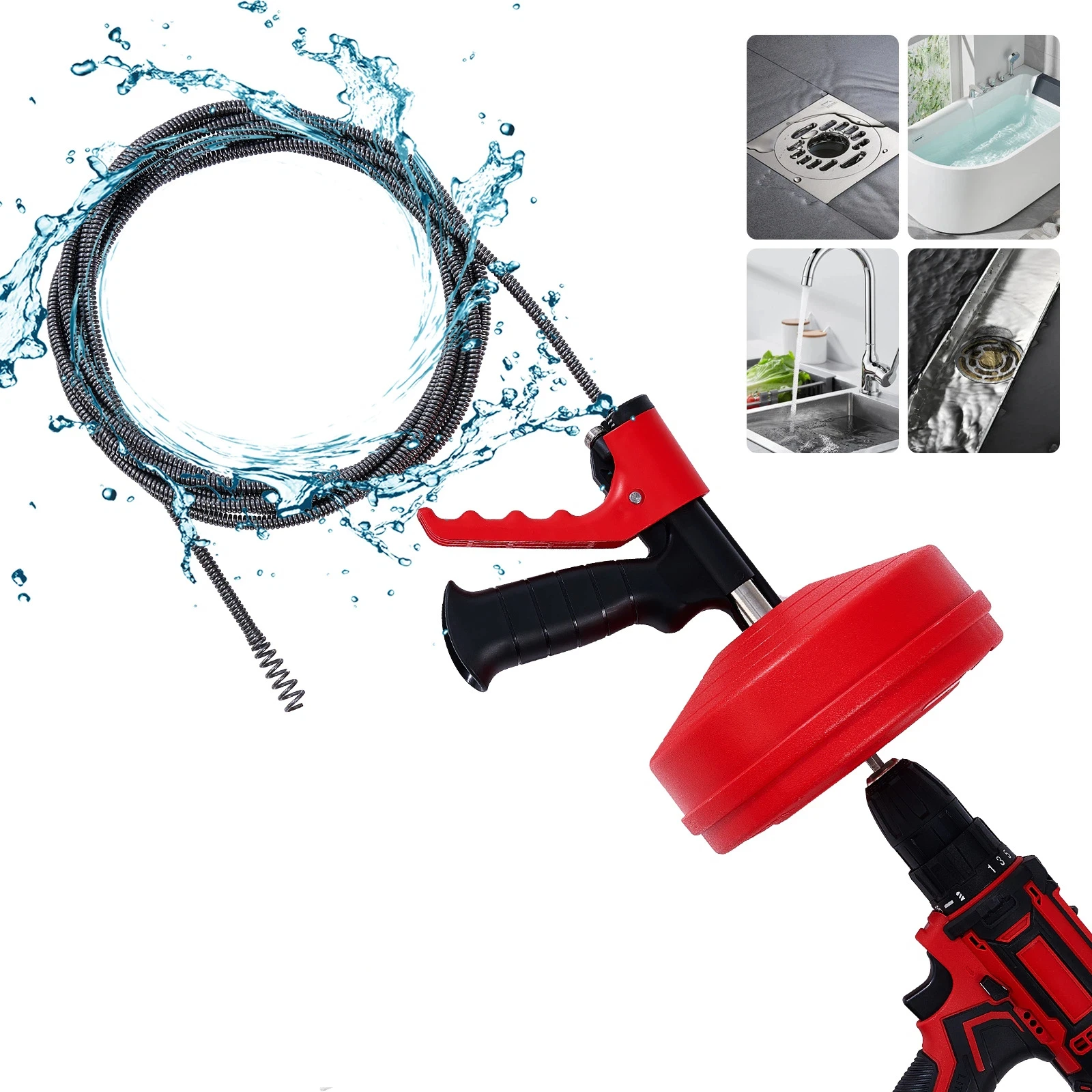 Professional Drain Snake Auger - Drain Snake Flexible ulasan dan harga