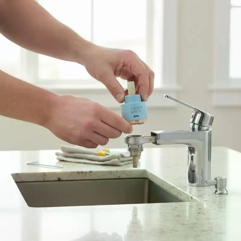 1Pcs Plastic Ceramic Cartridge - Basin Mixer Cartridge ulasan dan harga