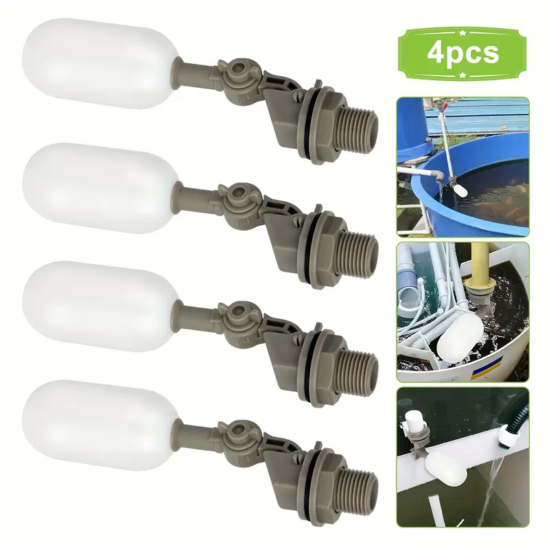 4Pcs Farm Cattle Plastic Water - Float Ball Valve ulasan dan harga