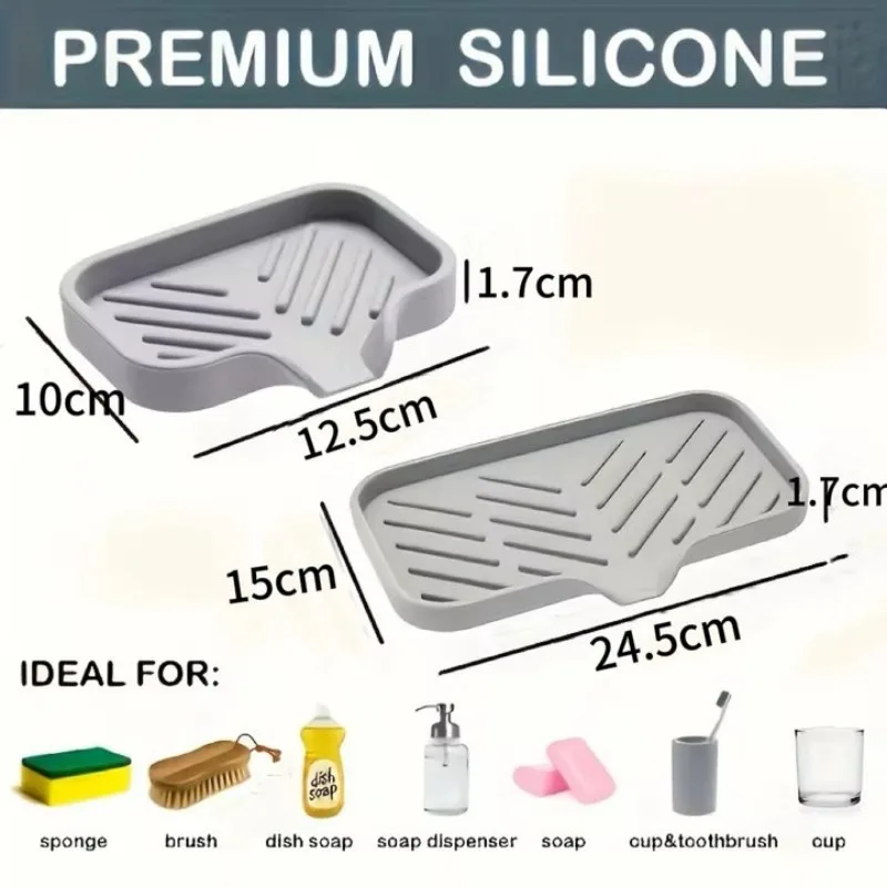 Self Draining Soap Bar Holder  - Silicone Tap Washer ulasan dan harga