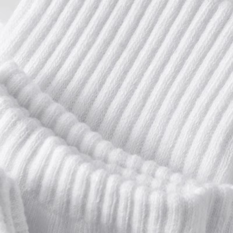 5 Pairs of Men's White Short T - Pipe Bending Spring ulasan dan harga