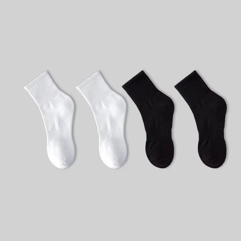5 Pairs of Men's White Short T - Pipe Bending Spring ulasan dan harga