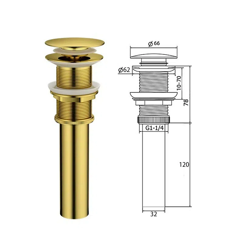 Push Down Pop Up Drain Bathroo - Drain Pipe Clip ulasan dan harga