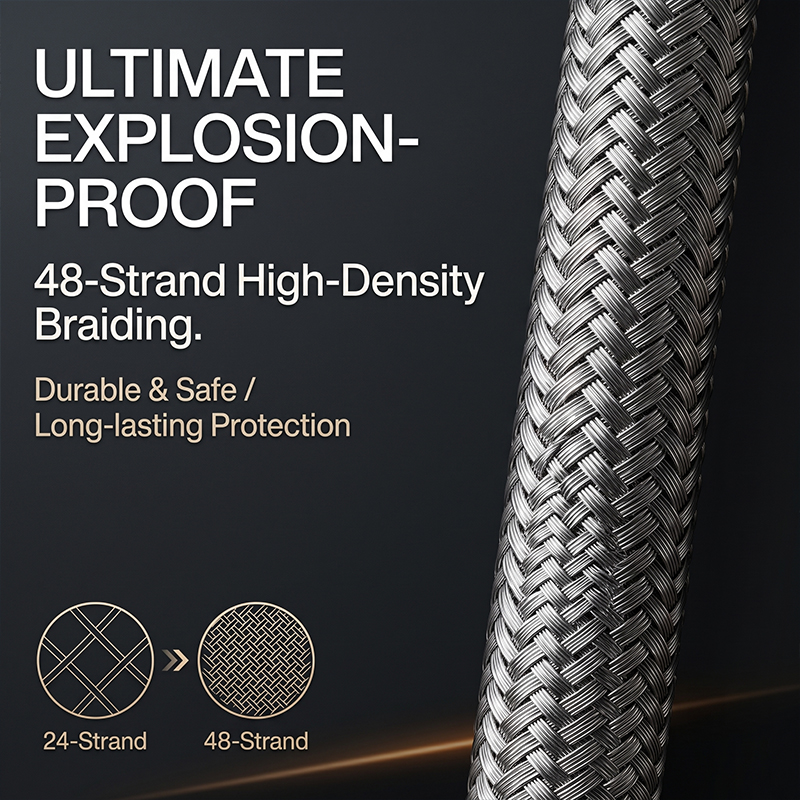 20mm Stainless Steel Braided F - Flexible Hose Braided ulasan dan harga