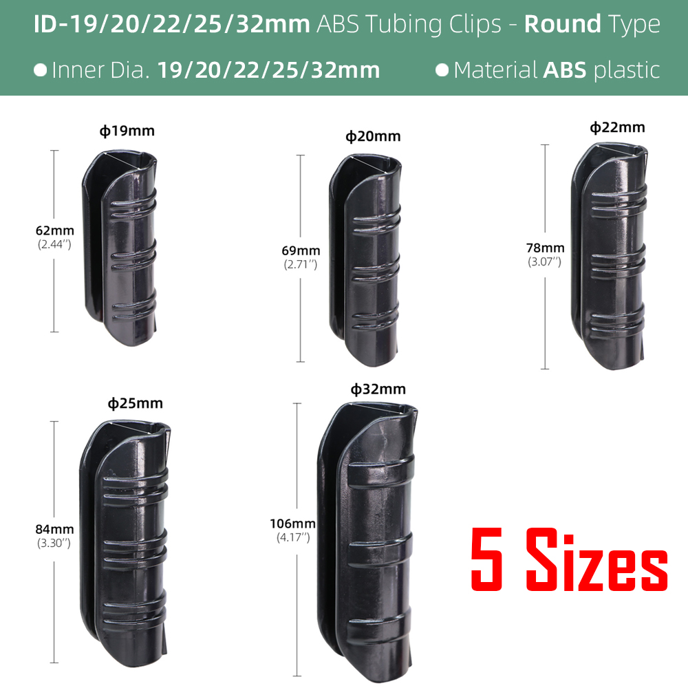 30PCS 19/20/22/25/32MM Garden  - Plastic Pipe Clip ulasan dan harga