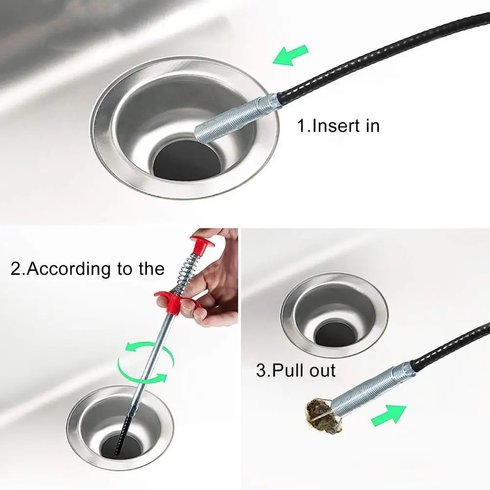 Flexible Spring Snake Drain Pi - Drain Snake Flexible ulasan dan harga