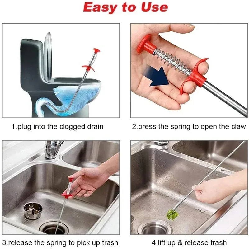 Flexible Spring Snake Drain Pi - Drain Snake Flexible ulasan dan harga