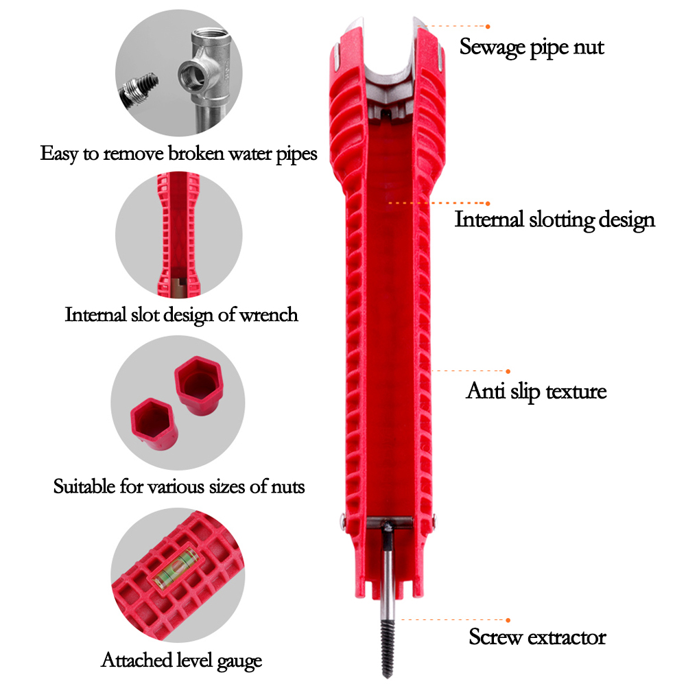 Three head red Sink wrench 8-i - Pipe Freeze Spray ulasan dan harga